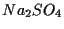 \( Na_{2}SO_{4} \)
