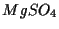 \( MgSO_{4} \)